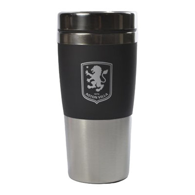 Aston Villa Fc Executive Metallic Travel Handleless Mug - Image 3