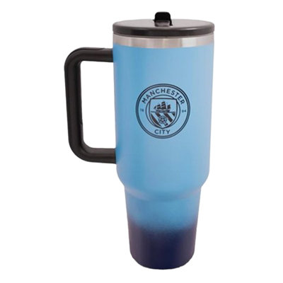 Manchester City Fc 1.1L Thermal Flask Blue/black/white (One Size) from B&Q