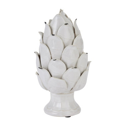 Hill Interiors Chianti Artichoke Decoration White (One Size) from B&Q