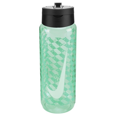B&Q Green Nike Renew Recharge Straw Bottle Transparent (One ) 680Ml