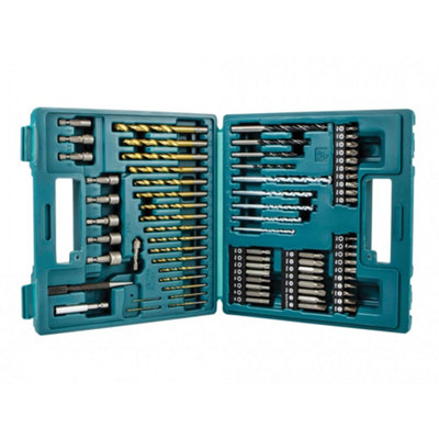 Makita B-49373 Drill & Bit Set75 Piece Multi Colour (One Size) from B&Q