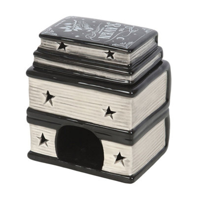 Something Different Book Of Spells Oil Burner Black (One Size) from B&Q