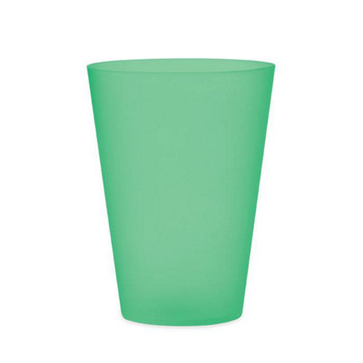 Midocean Festa Large Reusable 500Ml Cup Transparent Green (One Size) from B&Q