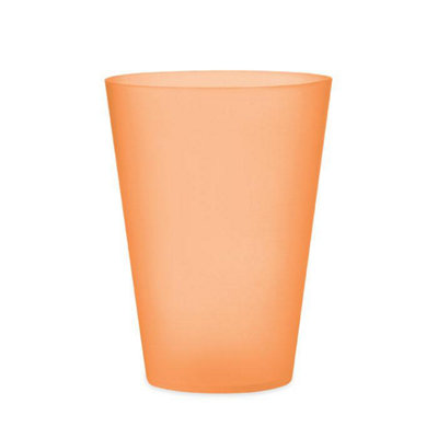Midocean Festa Large Reusable 500Ml Cup Transparent Orange (One Size) from B&Q