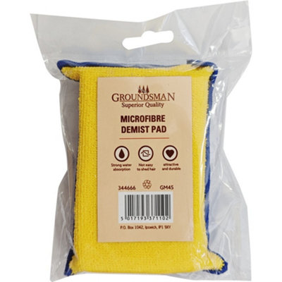 Groundsman Microfibre Cloth Blue/yellow (One Size) from B&Q