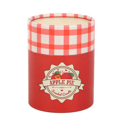 Something Different Pie Apple Scented Candle - White/Bold Pink - Image 3