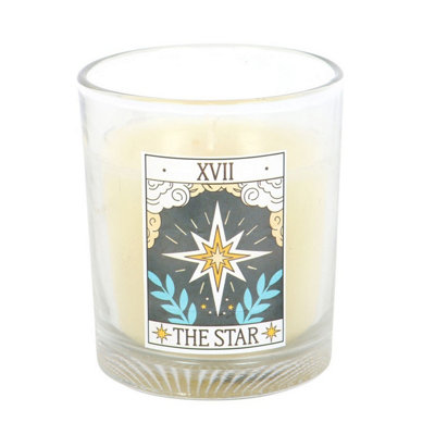 Something Different The Star Blueberry Tarot Vintage Candle White/blueberry (One Size) from B&Q
