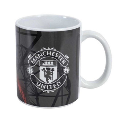 Manchester United Fc Old Trafford 312Ml Mug Black (One Size) from B&Q