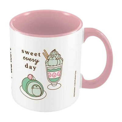Pusheen Sweet Every Day Inner Two Tone Mug White/pink (12Cm X 8.7Cm X 10.5Cm) from B&Q