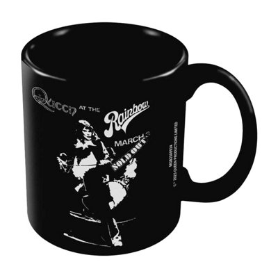 Queen Rainbow Mug Black (12Cm X 8.7Cm X 10.5Cm) from B&Q