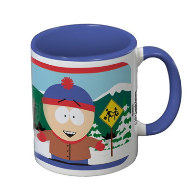 South Park Two Tone Stan Mug Blue/white/red (One Size) from B&Q
