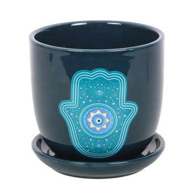 Something Different Hand Of Hamsa Indoor Plant - Blue - Image 3