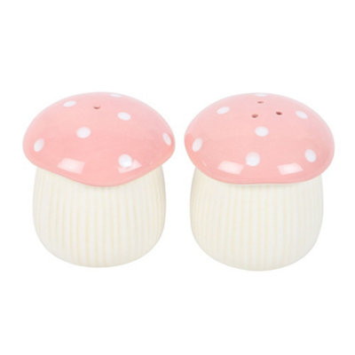 Something Different Unisex White Mushroom Salt & Pepper Shakers In - Image 3