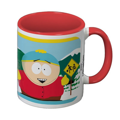  - South Park Two Tone Eric Cartman Mug Sky Blue/red (One Size)