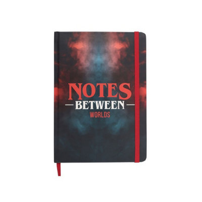 Something Different Notes Between Worlds A5 Notebook Black/blue/red (One Size) from B&Q