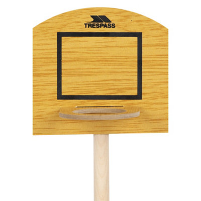 B&Q -  Mini Basketball Table Toy Wood (One Size)