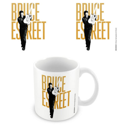 Bruce Springsteen E Street Mug White/black/yellow (One Size) from B&Q
