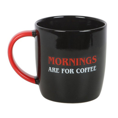 Something Different Unisex Black Mornings Are For Coffee Mug In - Image 3