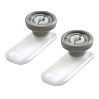 Reliapart Basket Wheel And Holder For Miele G1G2G4G5Sc DishwashersPack Of 2 from B&Q