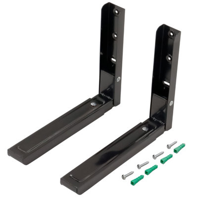 B&Q -  Microwave Extendable Arm Brackets With Fixings For CandySamsung