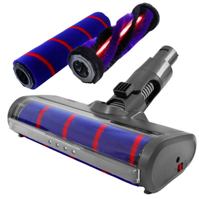 B&Q -  Motorised Floor Tool Kit For Dyson V6 Carbon Fibre Soft Roller 94985205