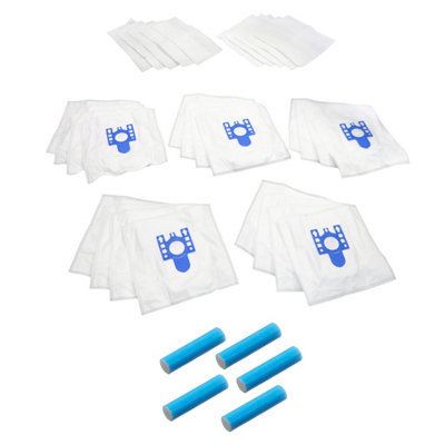B&Q -  Compatible For Miele 'gn' Type Sms Bags & Filter Kit (Pack Of 20+10) With Air Fresheners