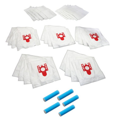 B&Q -  Compatible For Miele 'fjm & H' Type Sms Bags & Filter Kit (Pack Of 20+10)