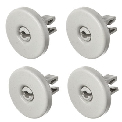 Reliapart Lower Basket Wheels And Clips For Elektro Helios Di8510 Di9530 Dishwasher (Pack Of 450286964007) from B&Q