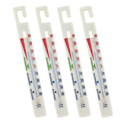 B&Q -  Fridge Freezer Stick Thermometer For BekoGrundigPack Of 4