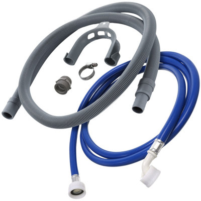 Reliapart Drain & Cold Fill Hose Extension Kit MieleSmegAsko 2.5M 19/22mm from B&Q