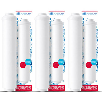 Reliapart Fridge Water Filter 1/4 Inch Push Whirlpool Hotpoint Compatible Dd7098 Gxrtqr X3 from B&Q