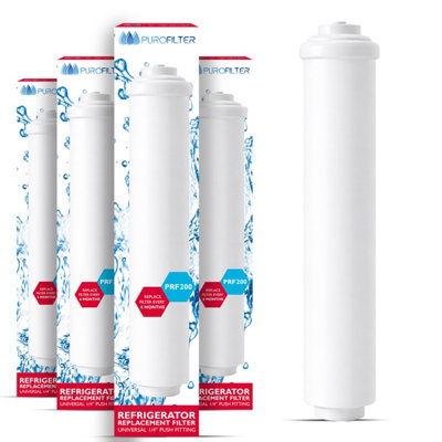 Reliapart Fridge Water Filter 1/4 Inch Push Whirlpool Hotpoint Compatible Dd7098 Gxrtqr X4 from B&Q