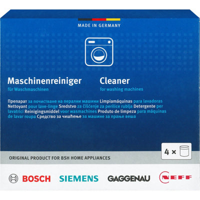 Reliapart Bosch 311611 Genuine Washing Machine Cleaner200GPack Of 4 from B&Q