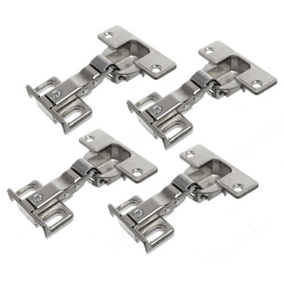 Reliapart 4 Hettich Cabinet Door Hinges For Pax (With Drilling) 35mm Cup With 3mm Plate from B&Q