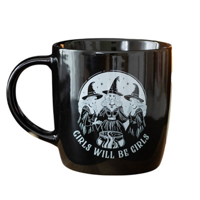Something Different Girls Will Be Girls Witchy Mug Black (One Size) from B&Q