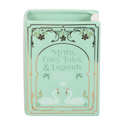 Something Different Myths Fairy Tales & Legends Book Vase Green (One Size) from B&Q
