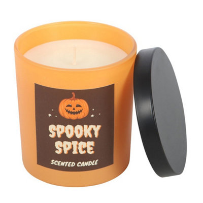 Something Different Spooky Spice Cinnamon Candle Orange (One Size) from B&Q