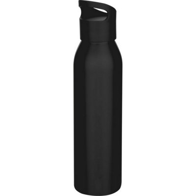  - Floso Sky Recycled Stainless Steel 650Ml Water Bottle Solid Black (One Size)