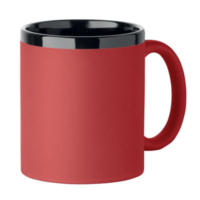 Midocean Ruby Ceramic 300Ml Mug Red (One Size) from B&Q