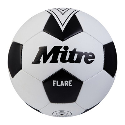  - Mitre Flare Football White/black (5)