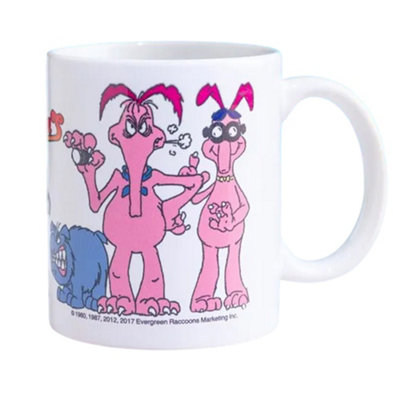 The Raccoons Unisex White Group Mug In - Image 3