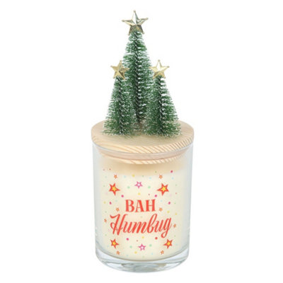 - Something Different Bah Humbug Orange And Clove Candle White/green (One Size)