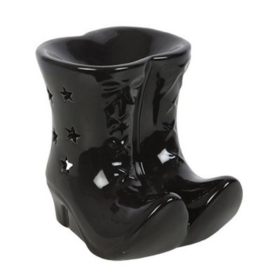 Something Different Witch Boots Oil Burner Black (One Size) from B&Q
