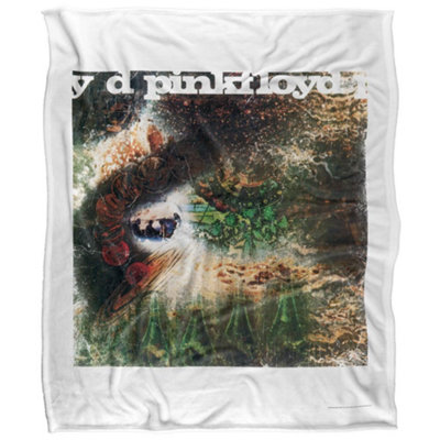  - Pink Floyd Saucerfull Of Secrets Silky Supersoft Blanket White/multicoloured (One Size)