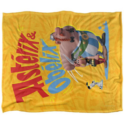 Asterix The Gauls Silky Supersoft Blanket Multicoloured (One Size) from B&Q