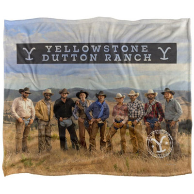 Yellowstone Dutton Ranch Silky Hands Supersoft Blanket Multicoloured (One Size) from B&Q