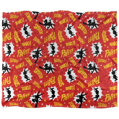 Asterix Big Fight Silky Obelix Supersoft Blanket Multicoloured (One Size) from B&Q