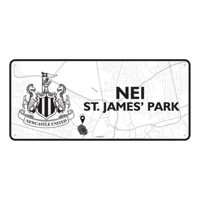 Newcastle United Fc Unisex White Route To Plaque In - Image 3