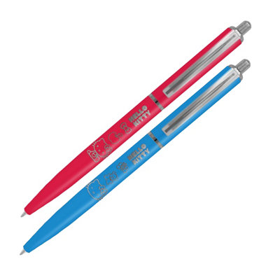 B&Q -  Click Pen (Pack Of 2) Pink/blue (One Size)
