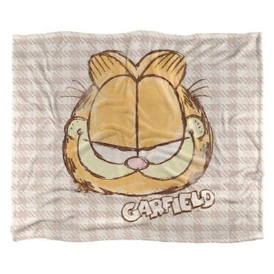 Garfield Silky Watercolour Supersoft Blanket Yellow/multicoloured (One Size) from B&Q